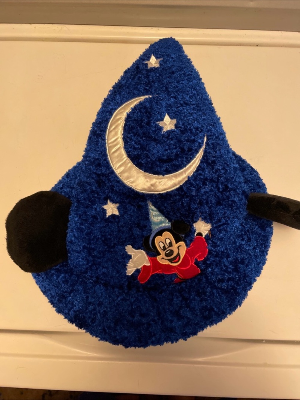 Disney Parks Youth Size Blue Mickey Mouse Fantasia Sorcerer Wizard Hat with Ears